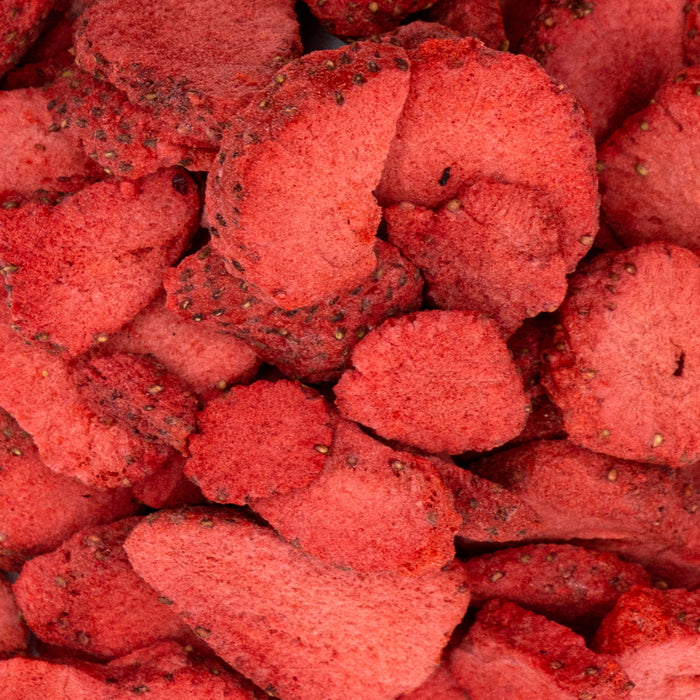 GEFRIERGETROCKNETE ERDBEEREN, 100g Früchte in Scheiben Erdbeerchips