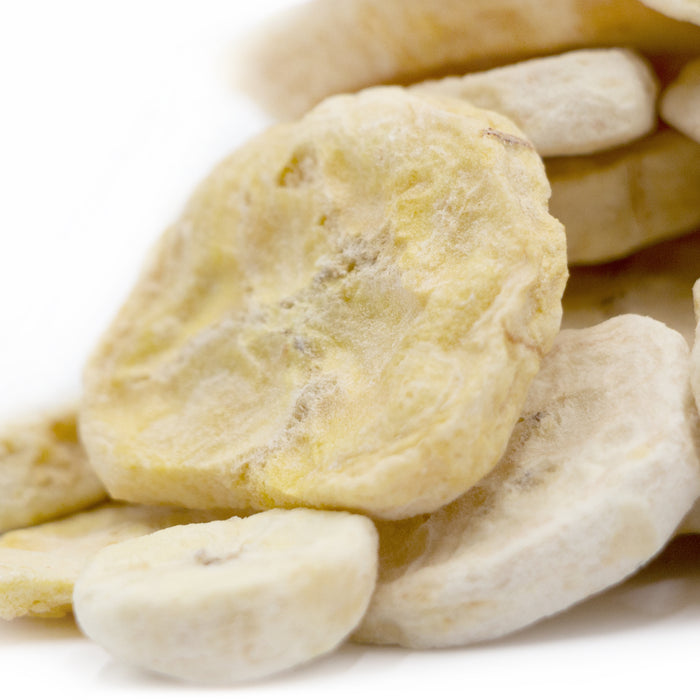 GEFRIERGETROCKNETE BANANEN, 20 g Bananenchips, in Scheiben geschnitten