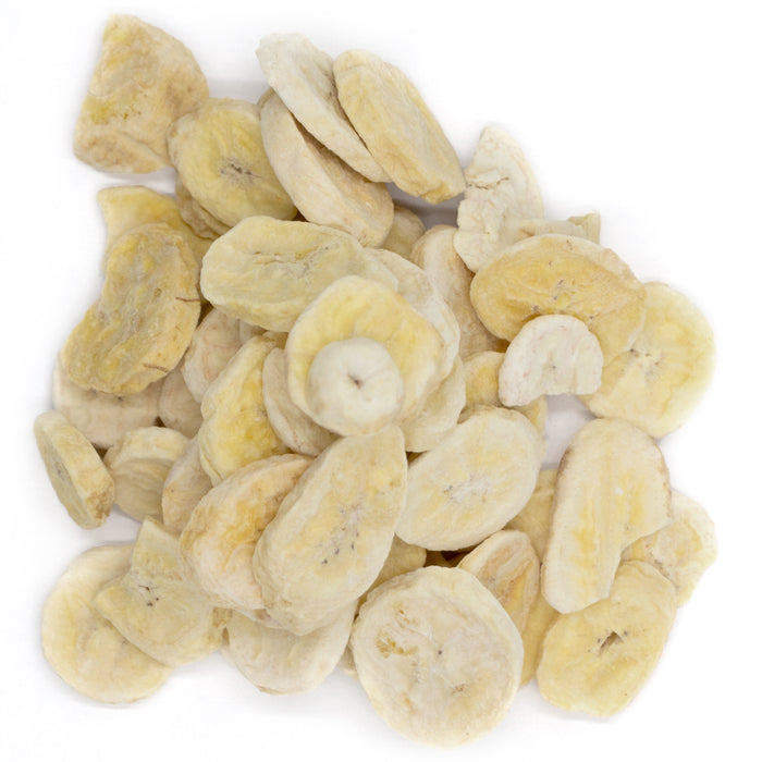 GEFRIERGETROCKNETE BANANEN, 20 g Bananenchips, in Scheiben geschnitten