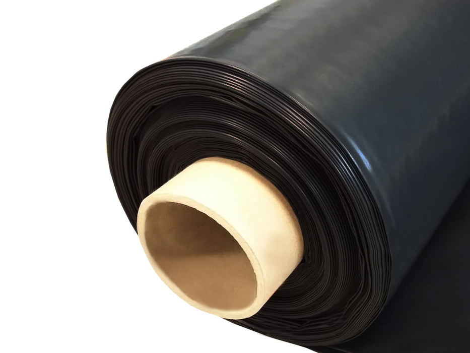 LDPE construction film, cover film 300, roll 5x1 m, black