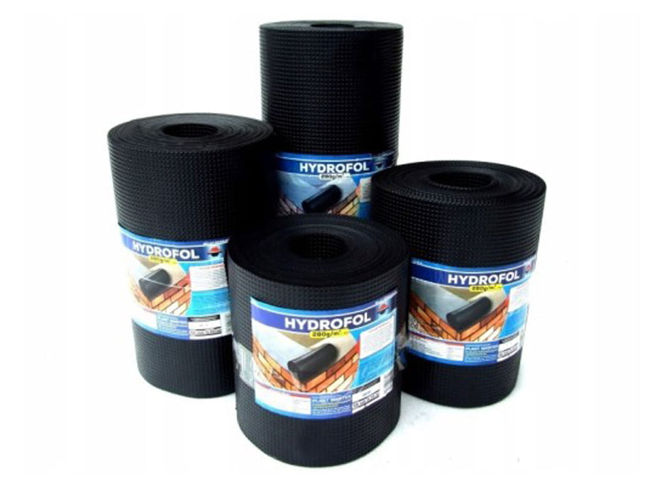 Masonry barrier, barrier film, waterproofing, horizontal 0.36x50 m, black