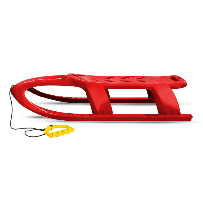 Children's Sled, Plastic Toboggan, Bullet PG, Red