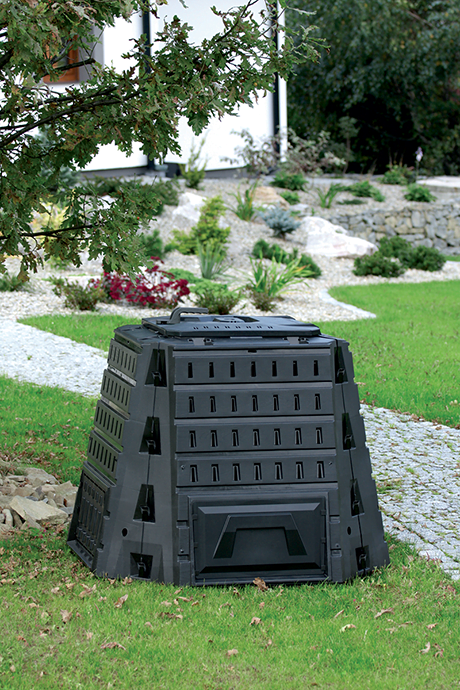 Komposter BIOCOMPO, Kompostierer 500 Liter, Schwarz