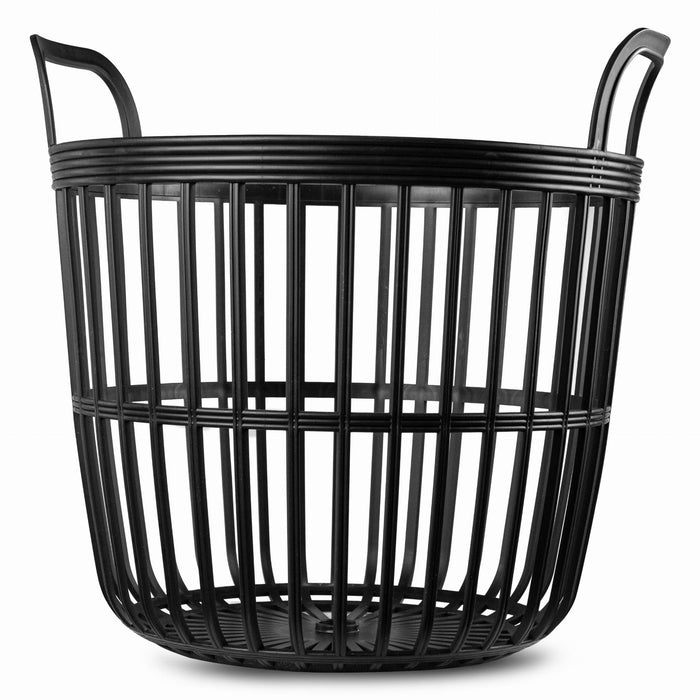 Decorative basket, eco - storage basket, braided, anthracite, 370