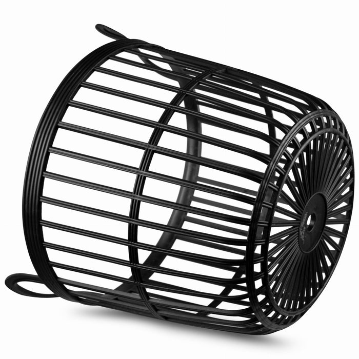 Decorative basket, eco - storage basket, braided, anthracite, 370