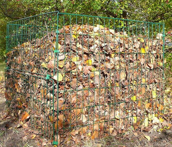 Lattice Garden Composter, Metal Composter 660 Liter Green