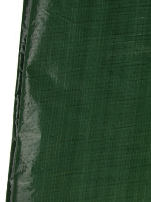 Robust outdoor tarpaulin, fabric tarpaulin + metal eyelets 6x8 m - 90 g/m² green