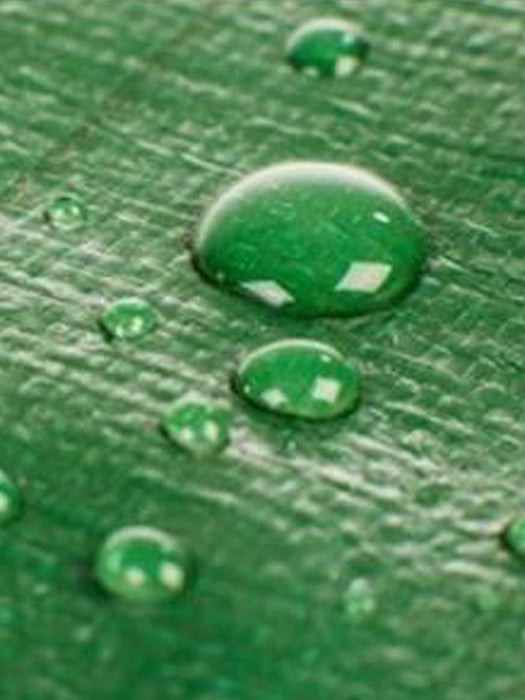 Tarpaulin fabric tarpaulin + metal eyelets 5x8 m- 90 g/m² green