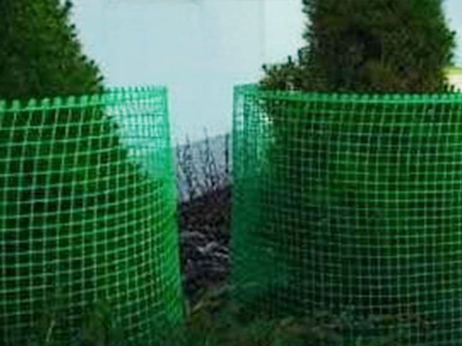Kunststoffgitter, Kunststoffzaun, Gartennetz 0,8 x 10 m GRÜN
