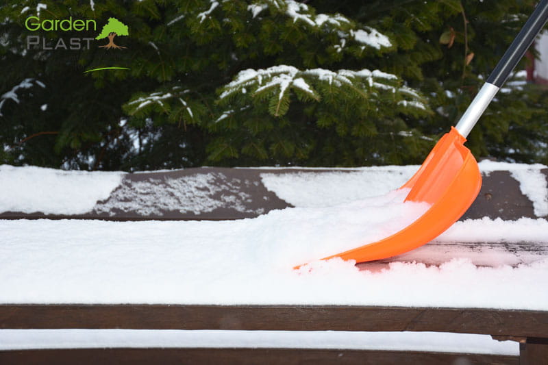 Snow Shovel, Snow Plow, WINTERHAWK, Orange